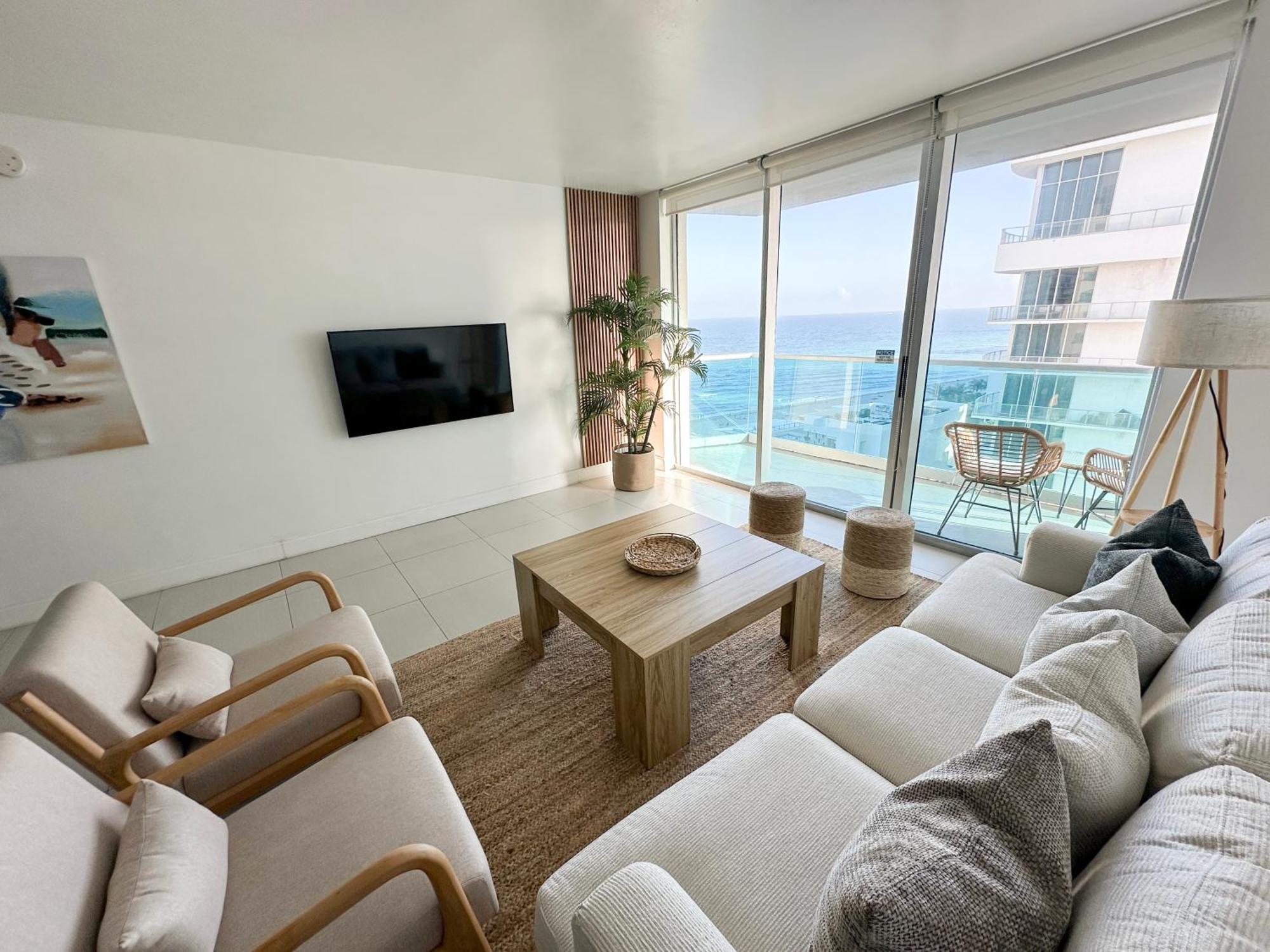 ハリウッドDepartamento Frente Al Mar Con Salida Directa A Playa.アパートメント エクステリア 写真